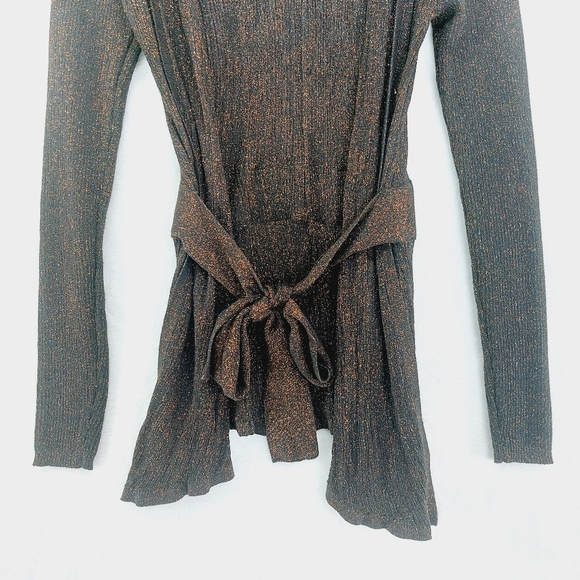 Inc Womens Metallic Open Front Cardigan Sweater P5173 - Picture 4 of 9